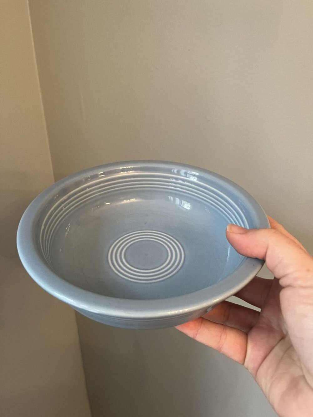 Fiesta Ware Vintage Light Blue Bowl 6.5" Diameter Made In USA